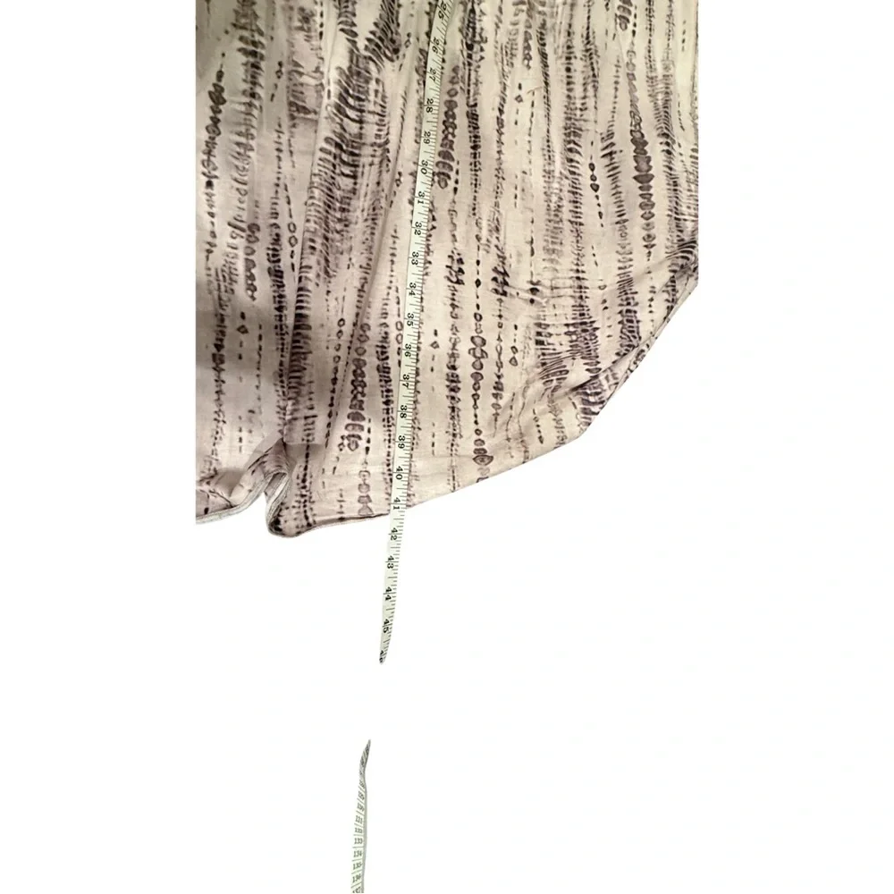 Elegant Cream and Brown Maxi Dress - Picture 9 of 10